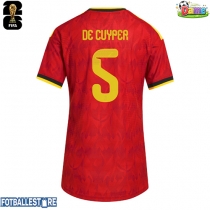 Belgia Maxim De Cuyper #5 Hjemmedrakt Dame VM 2026 Kortermet